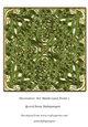 Decorative Art Blank Card Front 1