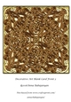 Decorative Art Blank Card Front 3