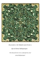 Decorative Art Blank Card Front 5