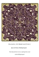 Decorative Art Blank Card Front 7
