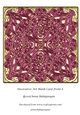 Decorative Art Blank Card Front 8
