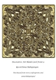 Decorative Art Blank Card Front 9