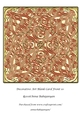 Decorative Art Blank Card Front 10