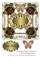 Large Square Topper With Flowers 1
