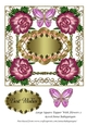 Large Square Topper With Flowers 2