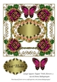 Large Square Topper With Flowers 3