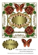 Large Square Topper With Flowers 4