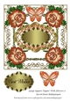 Large Square Topper With Flowers 5