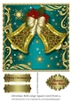 Christmas Bells Large Square Card Front 4