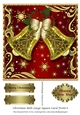 Christmas Bells Large Square Card Front 6