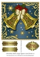 Christmas Bells Large Square Card Front 10