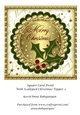 Square Card Front With Scalloped Christmas Topper 2