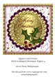 Square Card Front With Scalloped Christmas Topper 4