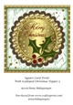 Square Card Front With Scalloped Christmas Topper 5