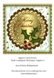 Square Card Front With Scalloped Christmas Topper 6