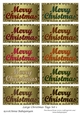 Large Christmas Tags Set 1