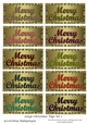 Large Christmas Tags Set 2