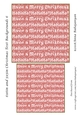 6x6in and 5x5in Christmas Text Backgrounds 6