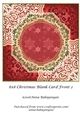 8x8 Christmas Blank Card Front 2