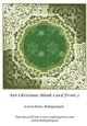 8x8 Christmas Blank Card Front 3