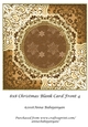 8x8 Christmas Blank Card Front 4