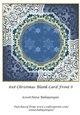 8x8 Christmas Blank Card Front 6
