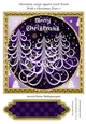 Christmas Large Square Card Front With 3 Christmas Trees 7