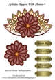 Artistic Topper With Flower 1