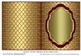 Glitter Trellis Blank Cut & Fold Card 1