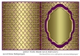 Glitter Trellis Blank Cut & Fold Card 5