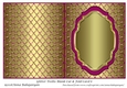 Glitter Trellis Blank Cut & Fold Card 6