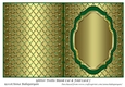 Glitter Trellis Blank Cut & Fold Card 7