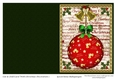 Cut & Fold Card With Christmas Decoration 1
