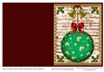 Cut & Fold Card With Christmas Decoration 2