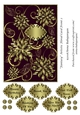 Fantasy Artistic Floral Card Front 2