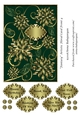Fantasy Artistic Floral Card Front 4