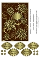 Fantasy Artistic Floral Card Front 5