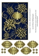 Fantasy Artistic Floral Card Front 8
