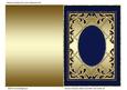 Various Occasions Blank Card with Oval Center (9)
