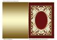 Various Occasions Blank Card with Oval Center (10)