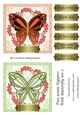 Two 5x5in Toppers With Butterfly Set 7
