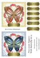 Two 5x5in Toppers With Butterfly Set 9