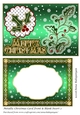 Metallic Christmas Card Front & Blank Insert 2
