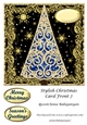 Stylish Christmas Card Front 7