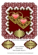 Large Scalloped Card Front With Double-Hearts 1