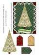 Christmas Card Front With Christmas Tree 2