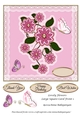 Lovely Flowers Large Square Card Front 1