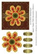 Square Topper With Decorative Flower 2