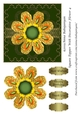 Square Topper With Decorative Flower 4