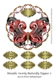 Metallic Swirly Butterfly Topper 7